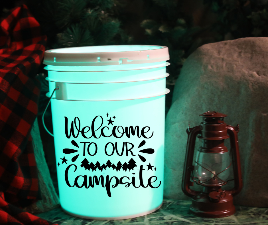 How To Make A Light Up Camp Bucket With Your Cricut 