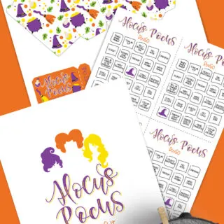 Free Printable Hocus Pocus Movie Night Bundle