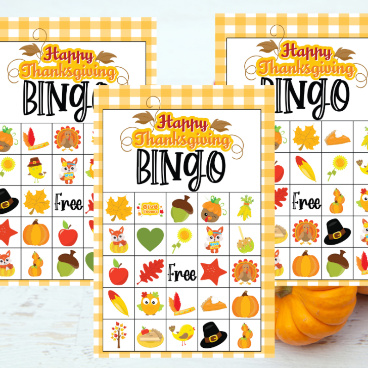 Free Printable Thanksgiving Bingo