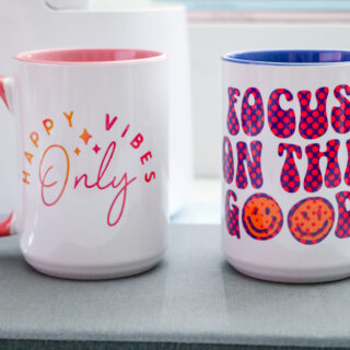 How to Make Personalized Mugs with Cricut Mug Press