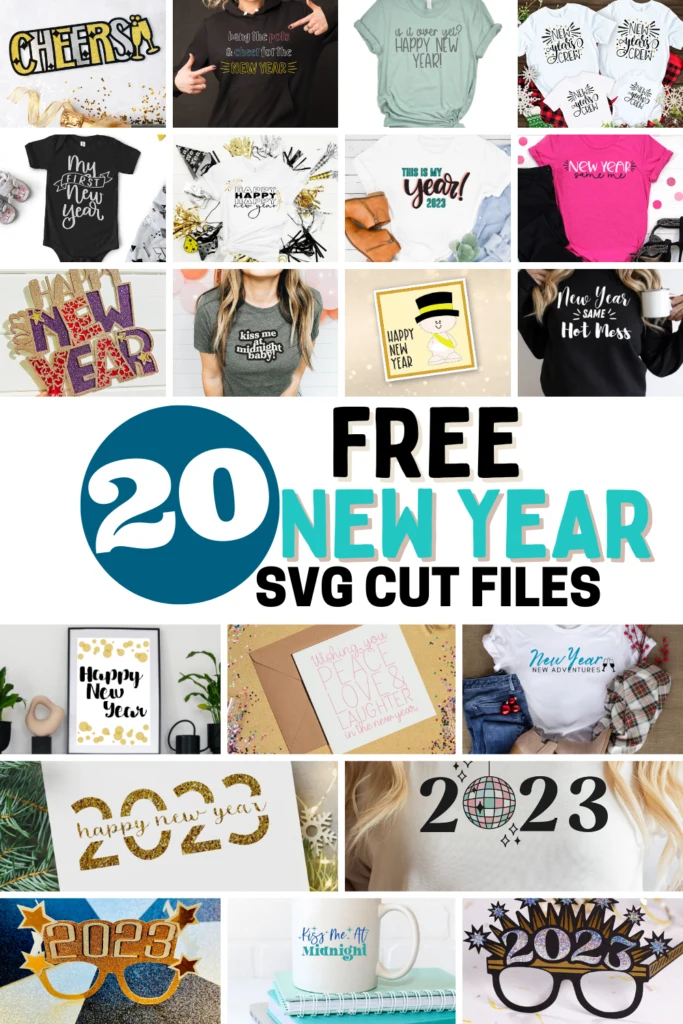 free new years SVG designs