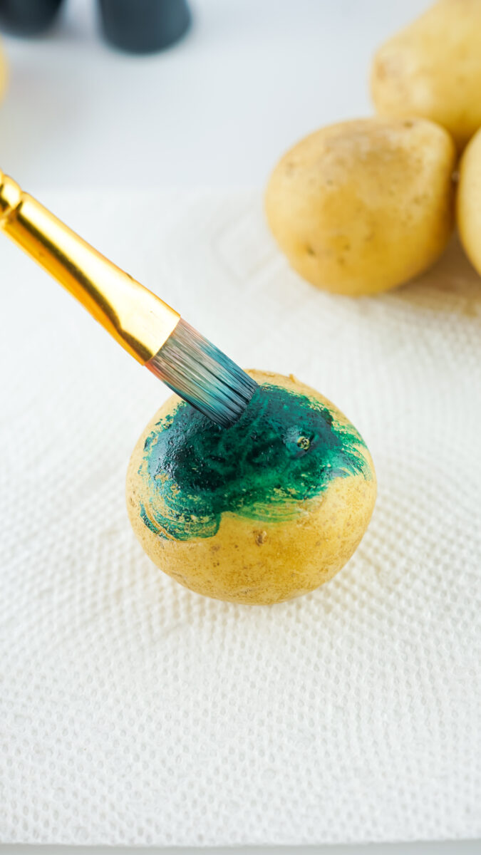 Easter Egg Dyed Potatoes » The Denver Housewife