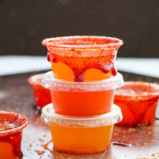 Chamoy Mexican Candy Jello Shots
