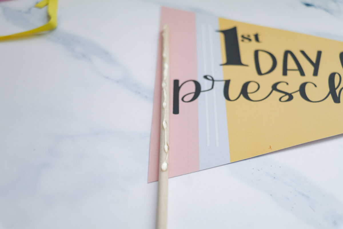 Free Printable First and Last Day of School Pennant Flags » The Denver ...