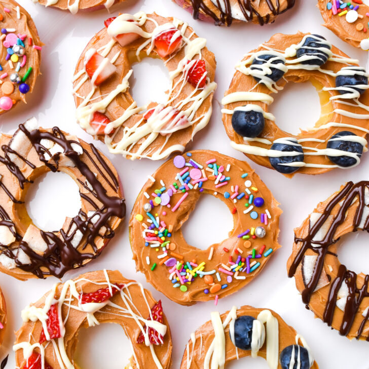 No Bake Apple Donuts