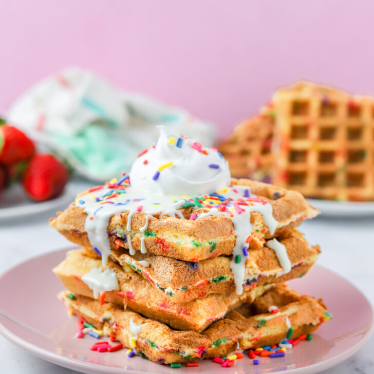 Cake Batter Waffles