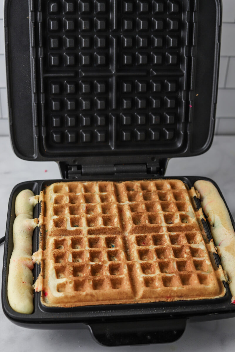 Cake Batter Waffles » The Denver Housewife