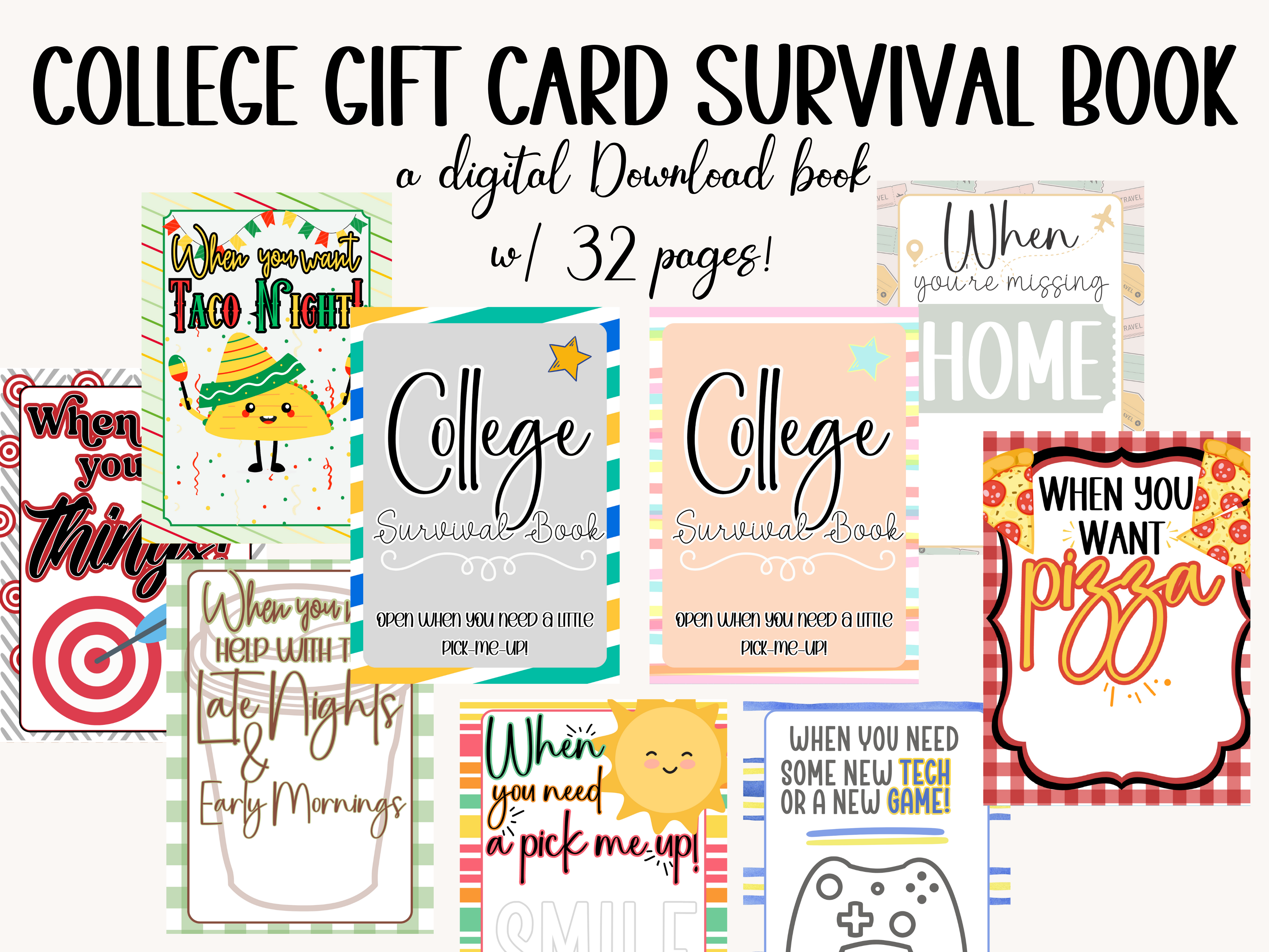 The perfect college drop off gift! How to assemble this memorable prin