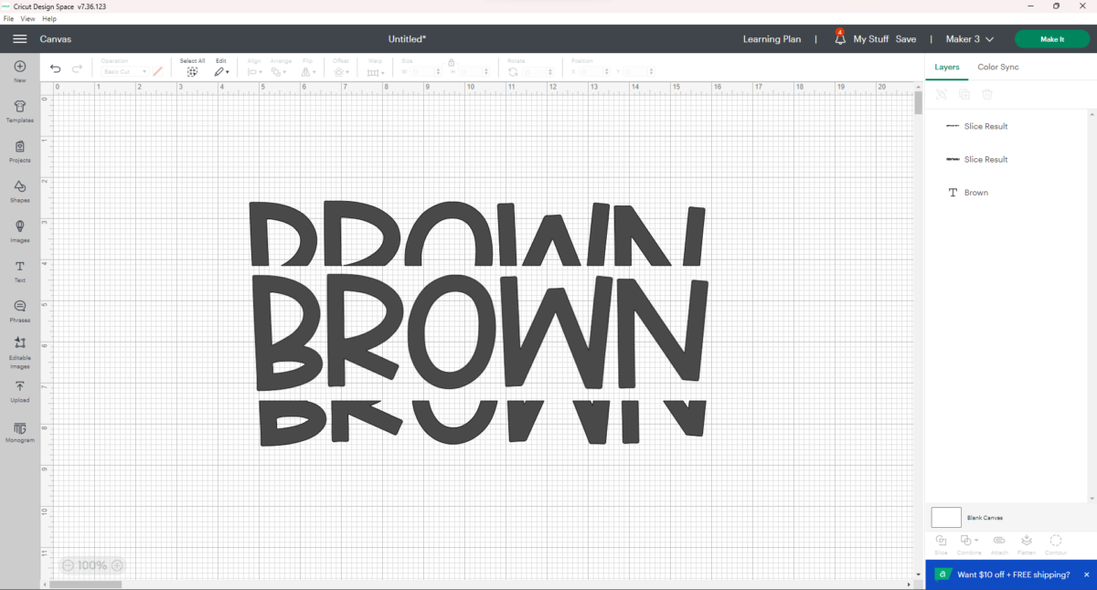 How to Make Split Text in DesignSpace » The Denver Housewife