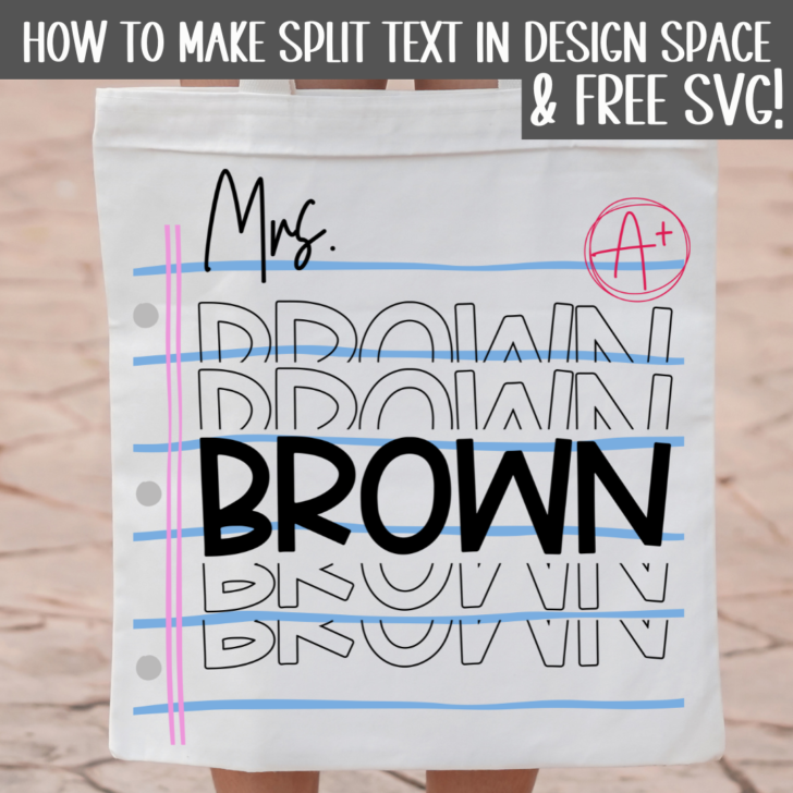 How to Make Split Text in DesignSpace
