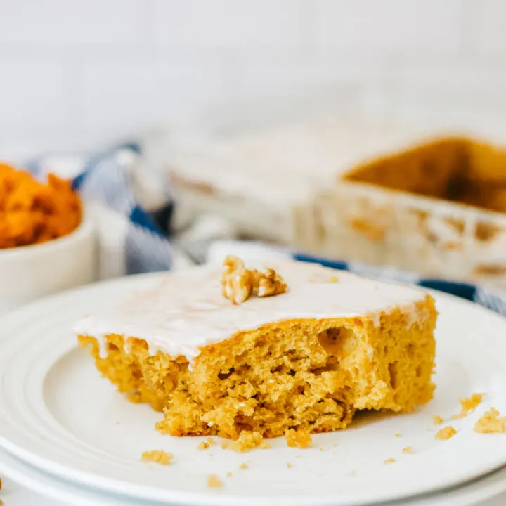 Pumpkin Honey Bun Cake