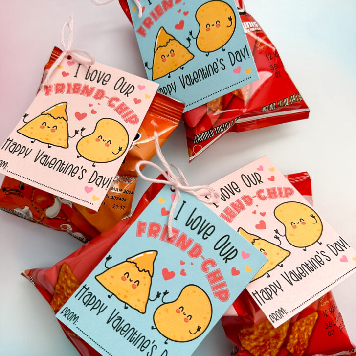 Valentine Chip Bag Tags Free Printable