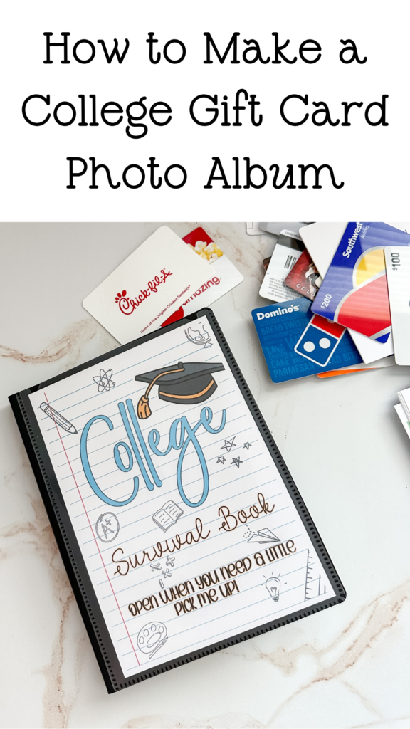 College Gift Card Photo Album