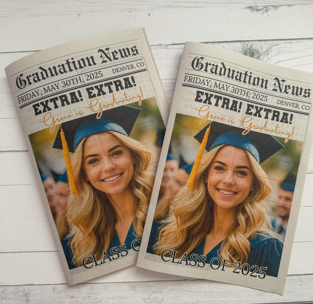 Graduation Newspaper Tutorial