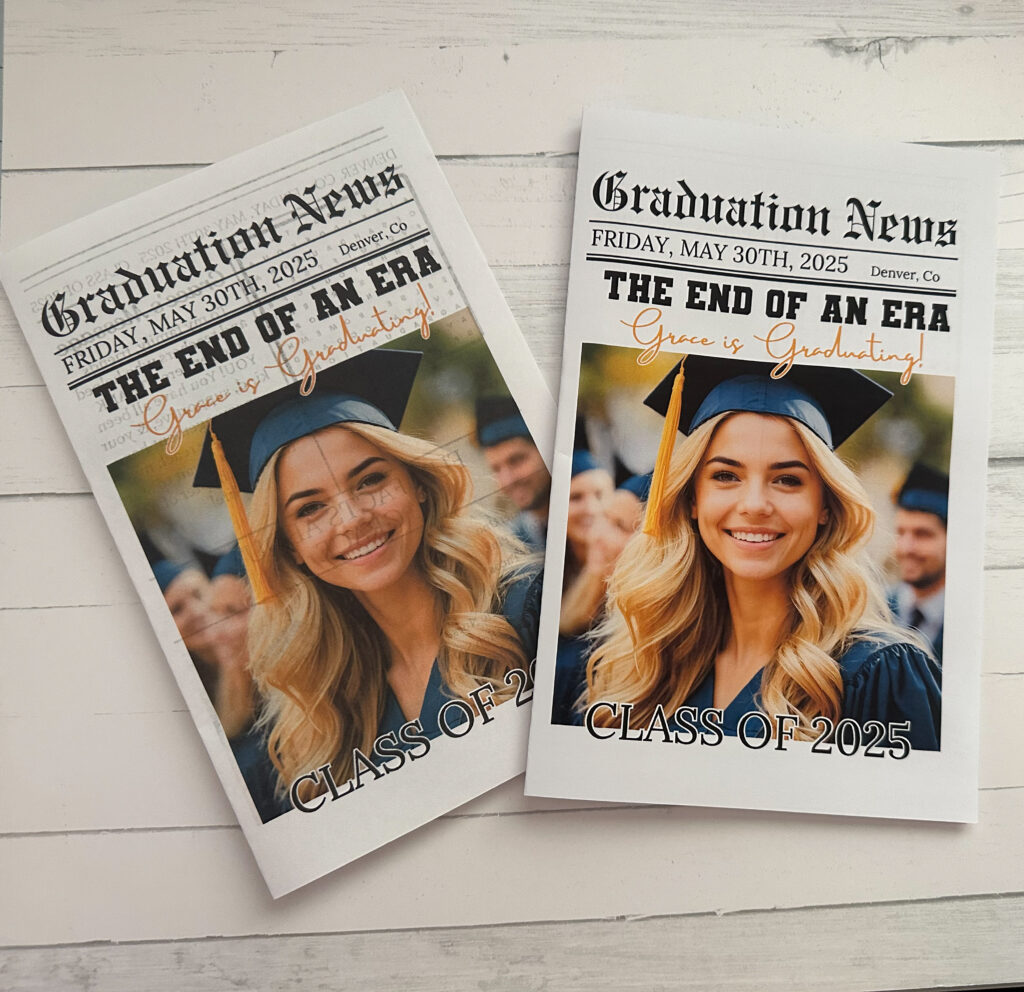 Graduation Newspaper Tutorial