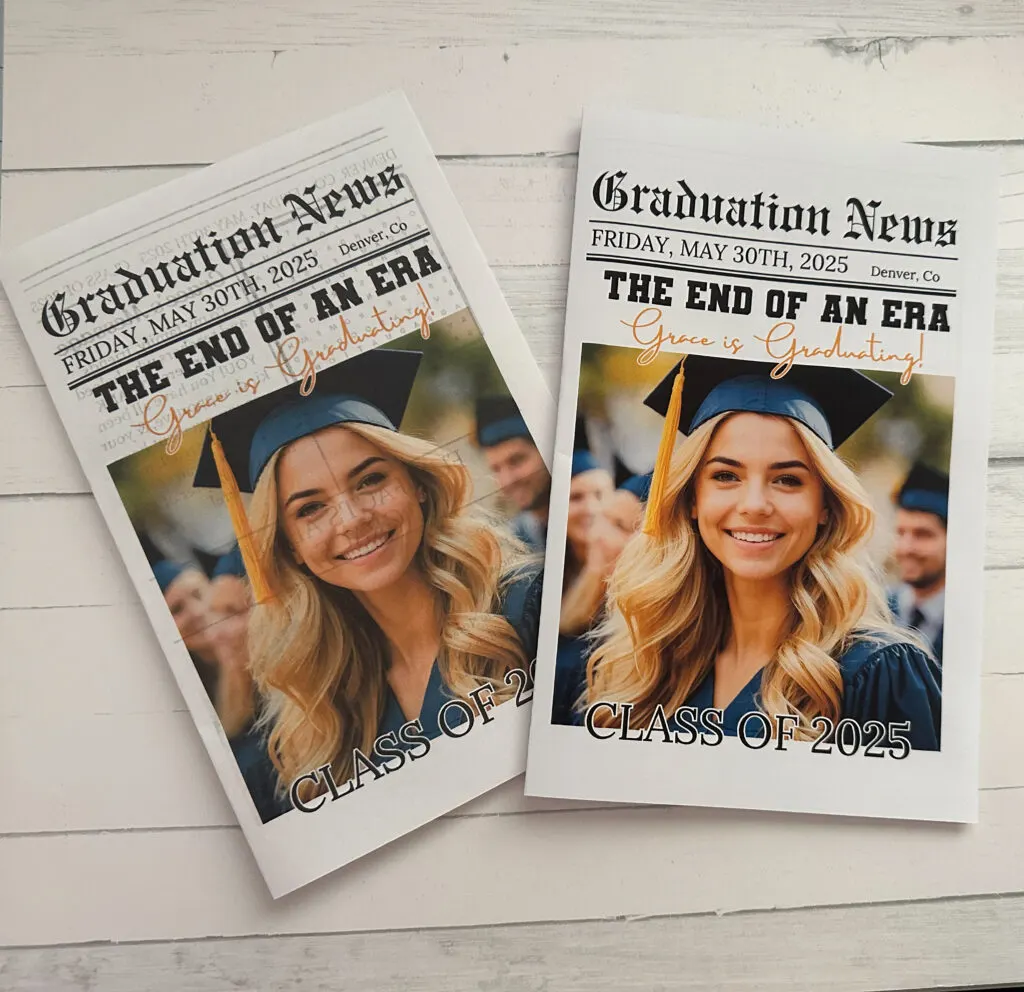 Graduation Newspaper Tutorial