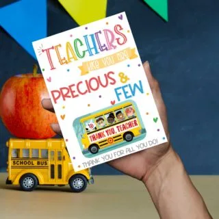 Free Printable Teacher Appreciation Week Gift Card Holder