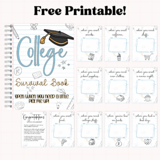 Free Printable College Gift Card Book